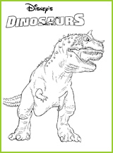 coloriage dinosaure kron
